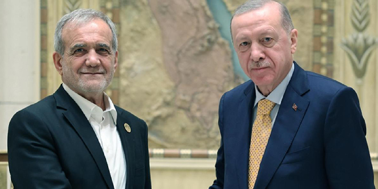 Erdoğan, İran Cumhurbaşkanı Pezeşkiyan ile görüştü