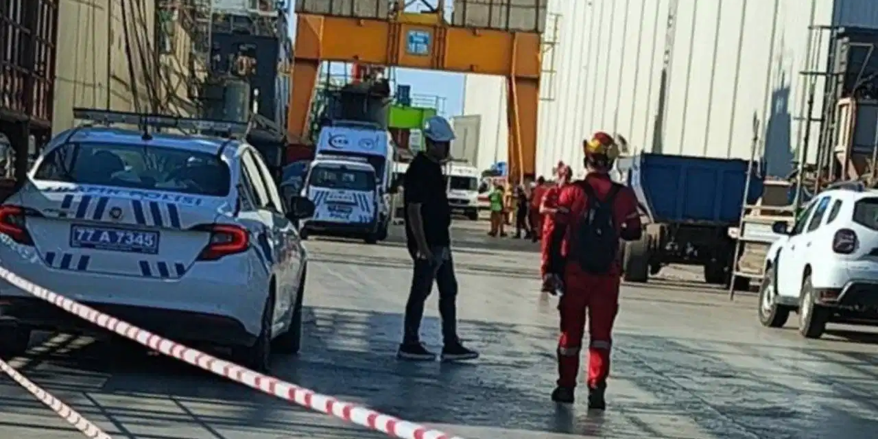 Yalova'da iş cinayeti: Üzerine vinç düşen işçi hayatını kaybetti