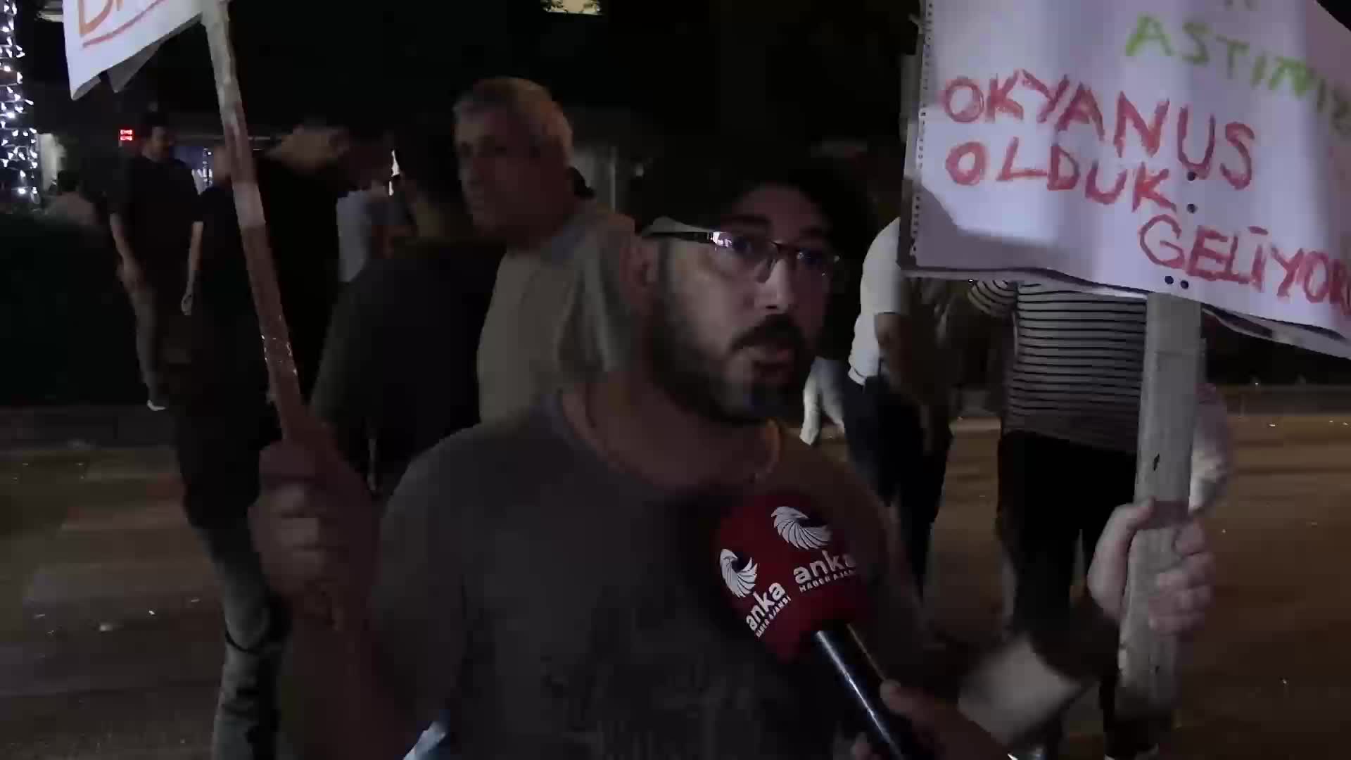 Zeydan Karalar'ın gözaltına alınmasını Adanalılar protesto etti