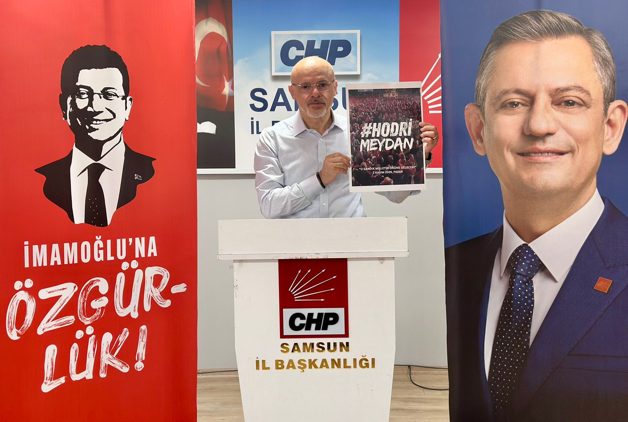 CHP Samsun İl Örgütü'nden HodriMeydan: 2 Kasım'da sandığı getir