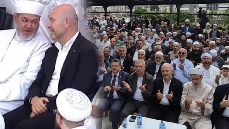 İsmailağa'nın açılışına AKP'liler akın etti, Soylu'nun birlikte oturduğu isim dikkat çekti