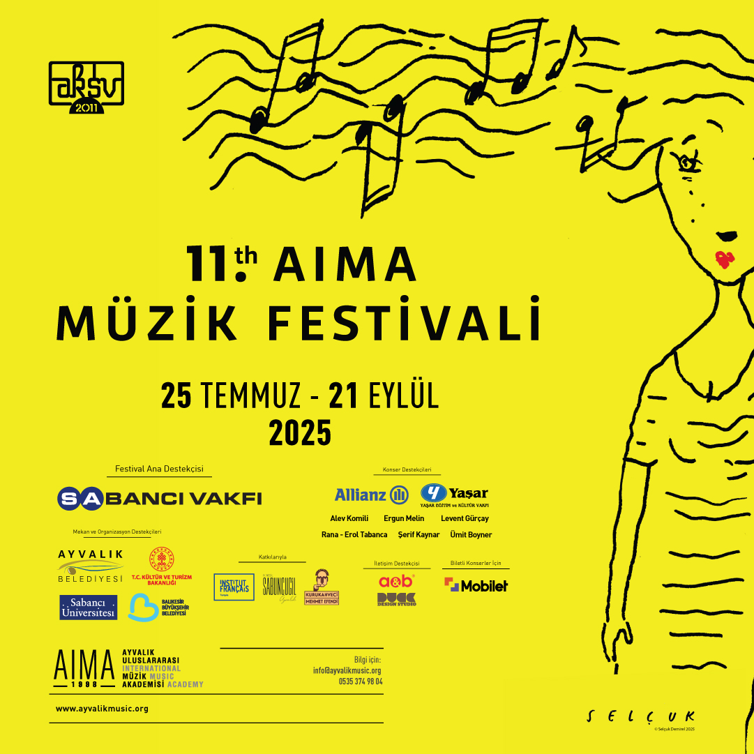 Klasik müziğin kalbi bu yaz Ayvalık’ta atacak: 11. AIMA Müzik Festivali başlıyor