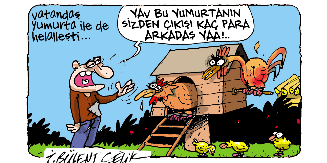 İ. Bülent Çelik'in 9 Temmuz 2025 tarihli karikatürü