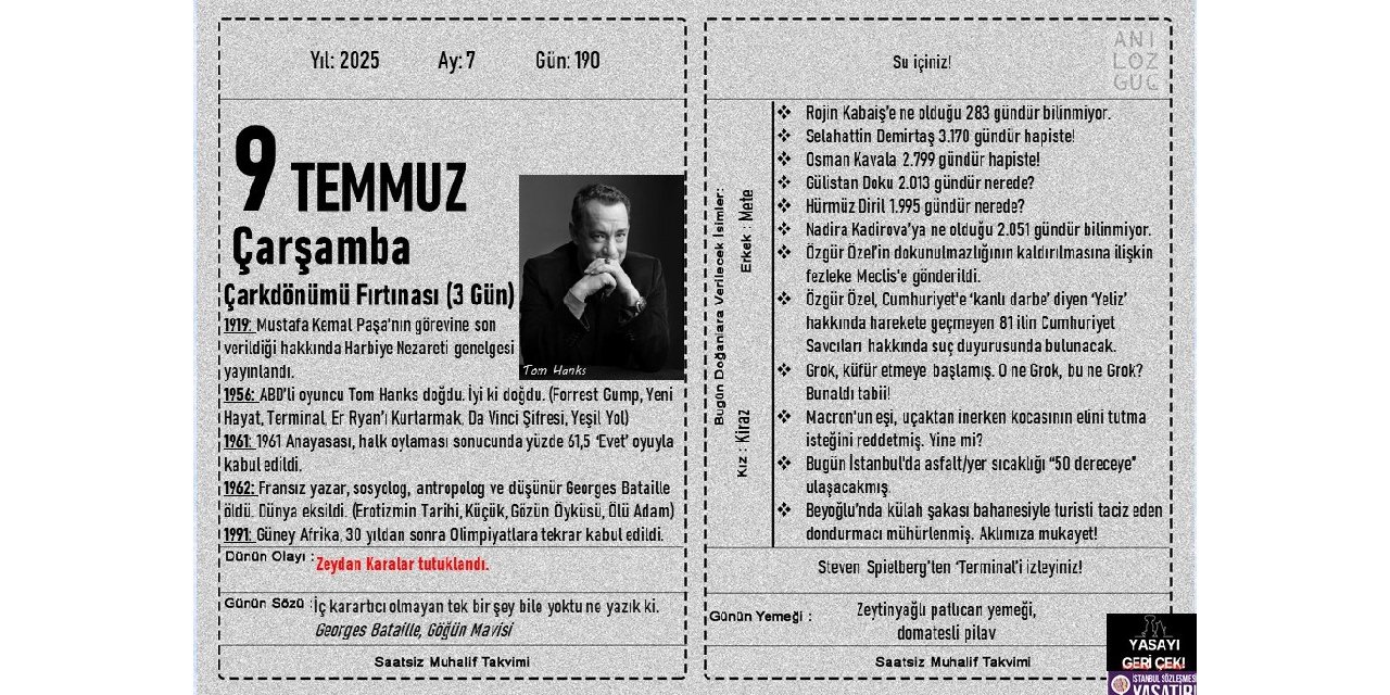 Çarkdönümü Fırtınası (3 Gün)