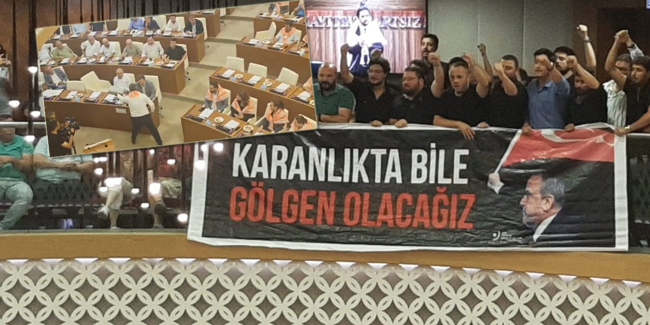 CHP’li Başkan Muhittin Böcek’e destek: Meclis'te CHP’den AKP’ye ‘ayakkabı kutusu’ hediyesi!
