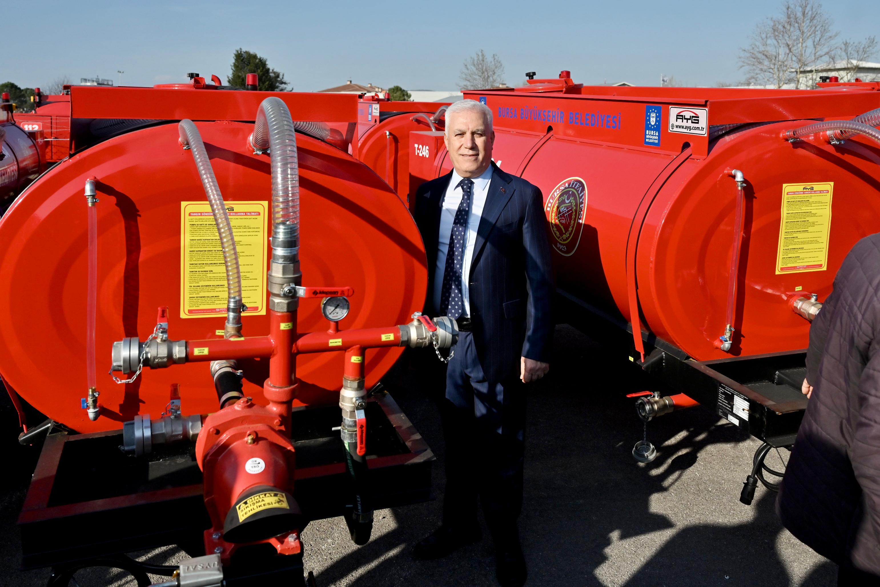 Kırsalda Yangınlara İlk Müdahale Büyükşehir’in Tankerleriyle