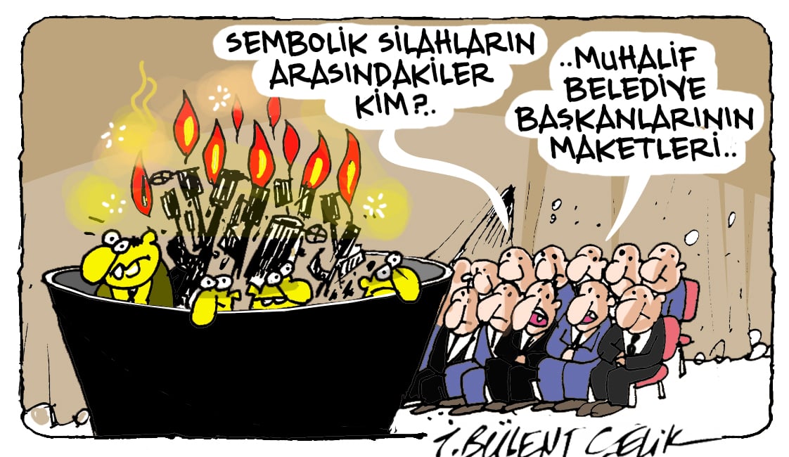 İ. Bülent Çelik'in 13 Temmuz 2025 tarihli karikatürü