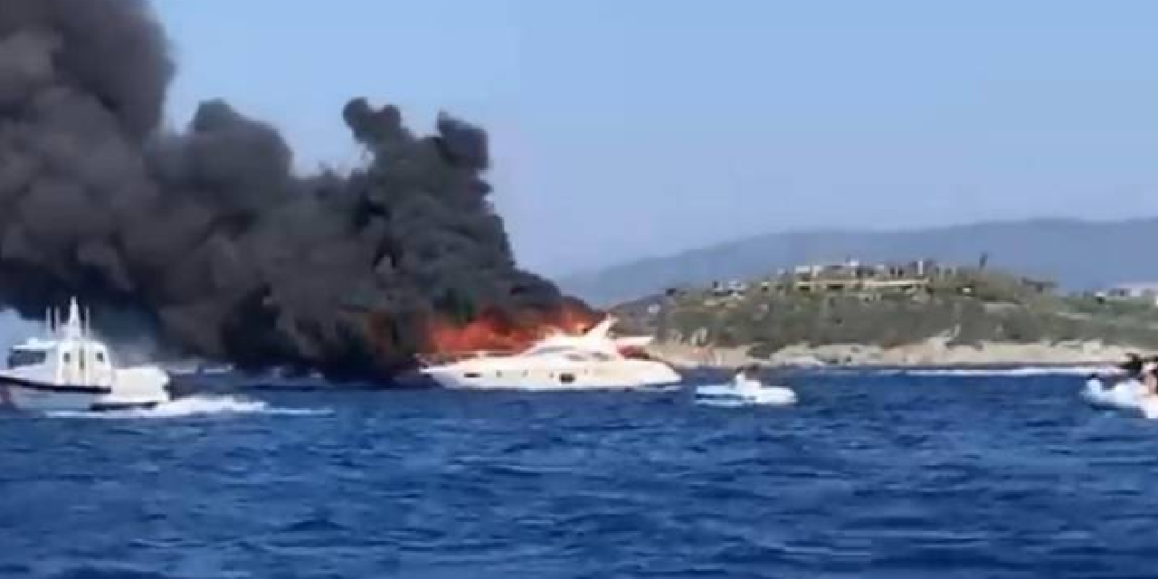 Marmara Adası açıklarında feribotta korkutan yangın! 200 yolcu tahliye edildi
