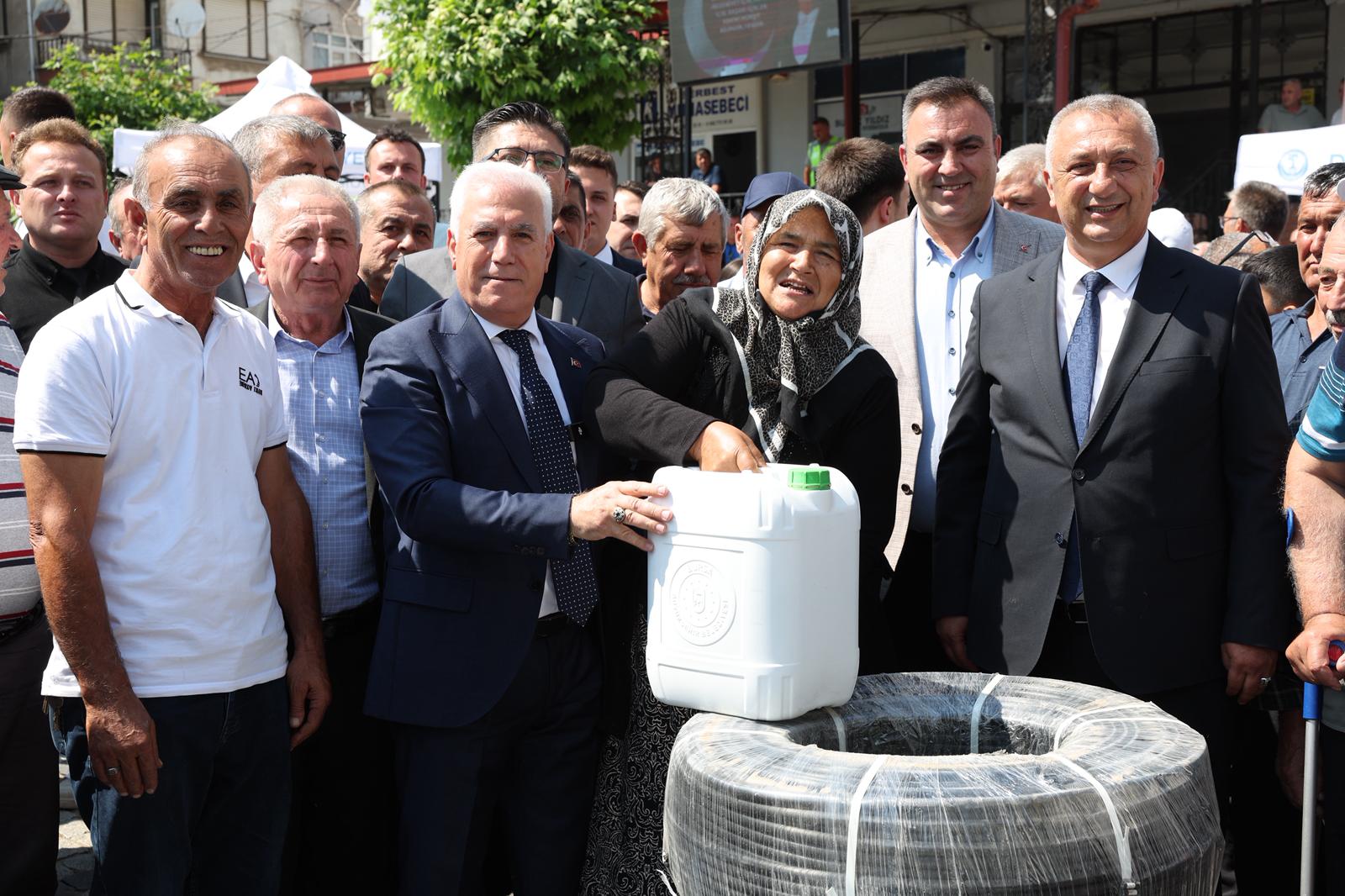 Bursa’dan Domaniç’e tarımsal destek