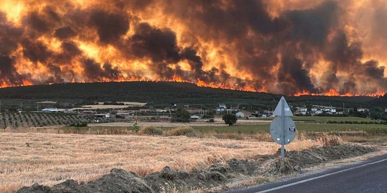 Yangın felaketini yaşayan Tekirdağ sabaha böyle uyandı