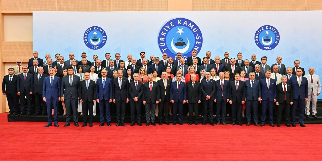 MHP lideri Bahçeli sendikada