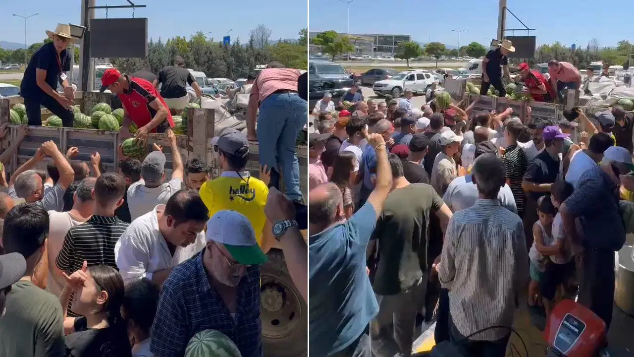 Karpuz izdihamı çıktı!