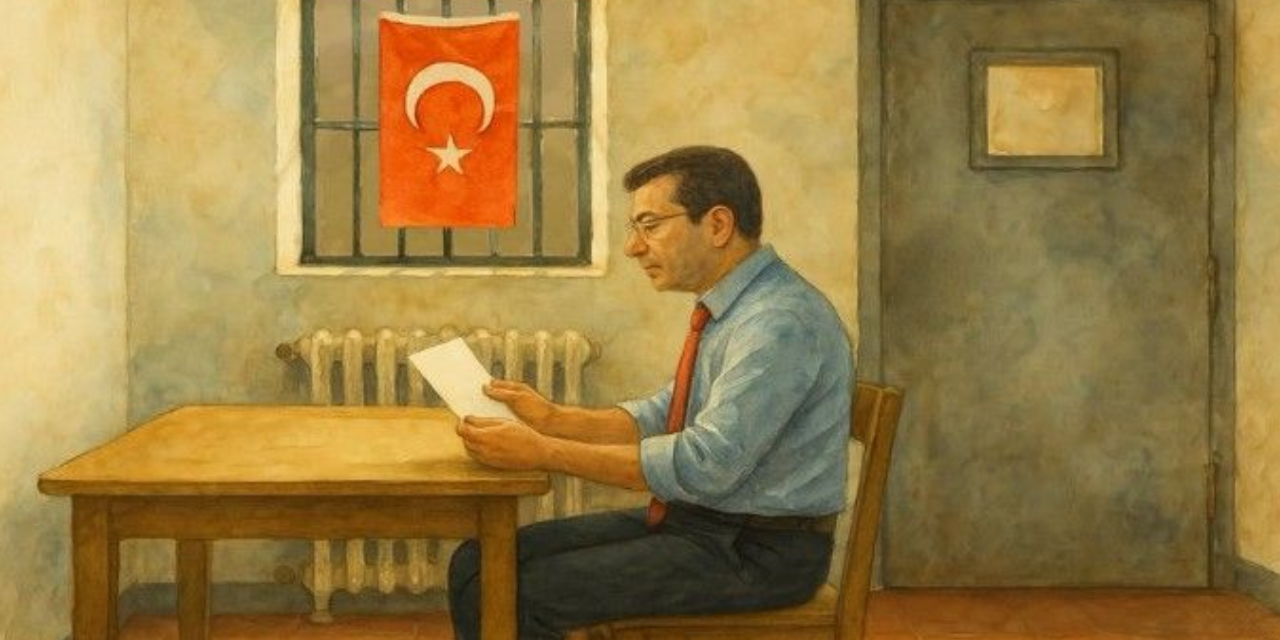 İmamoğlu Silivri'den savunmasını paylaştı: 'Ya adalet ya sefalet...'