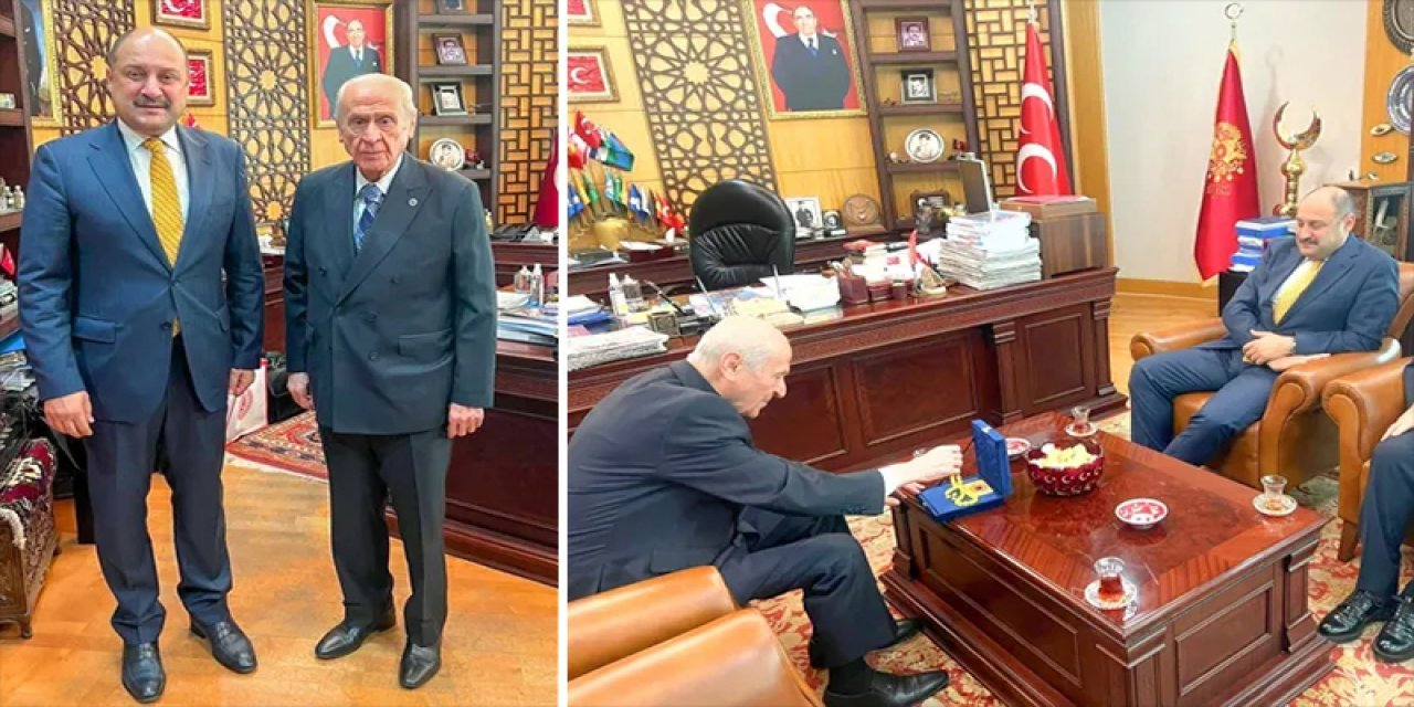 Yeniden Refah'tan istifa eden belediye başkanı, Bahçeli'yi ziyaret etti