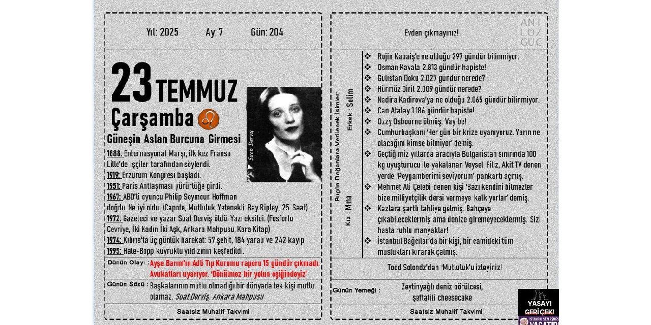 Güneşin Aslan Burcuna Girmesi