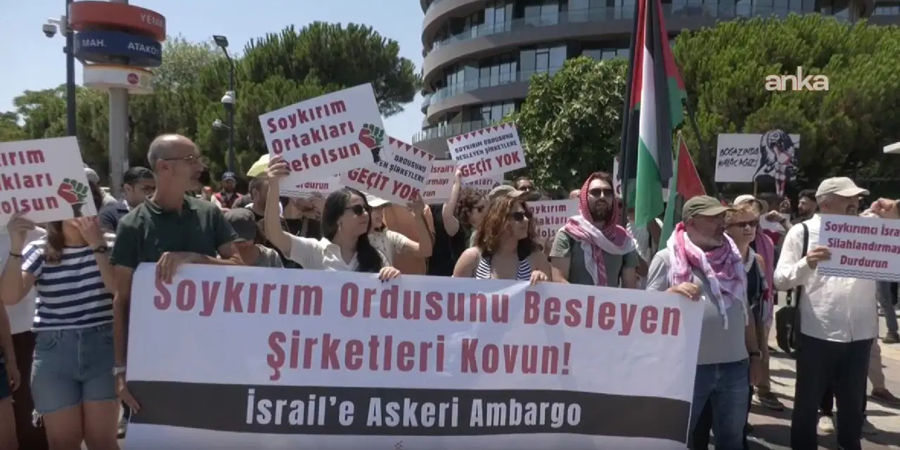 İsrail'i protesto eden 8 gençten 1'i tutuklandı: 1 kişiye ev hapsi verildi