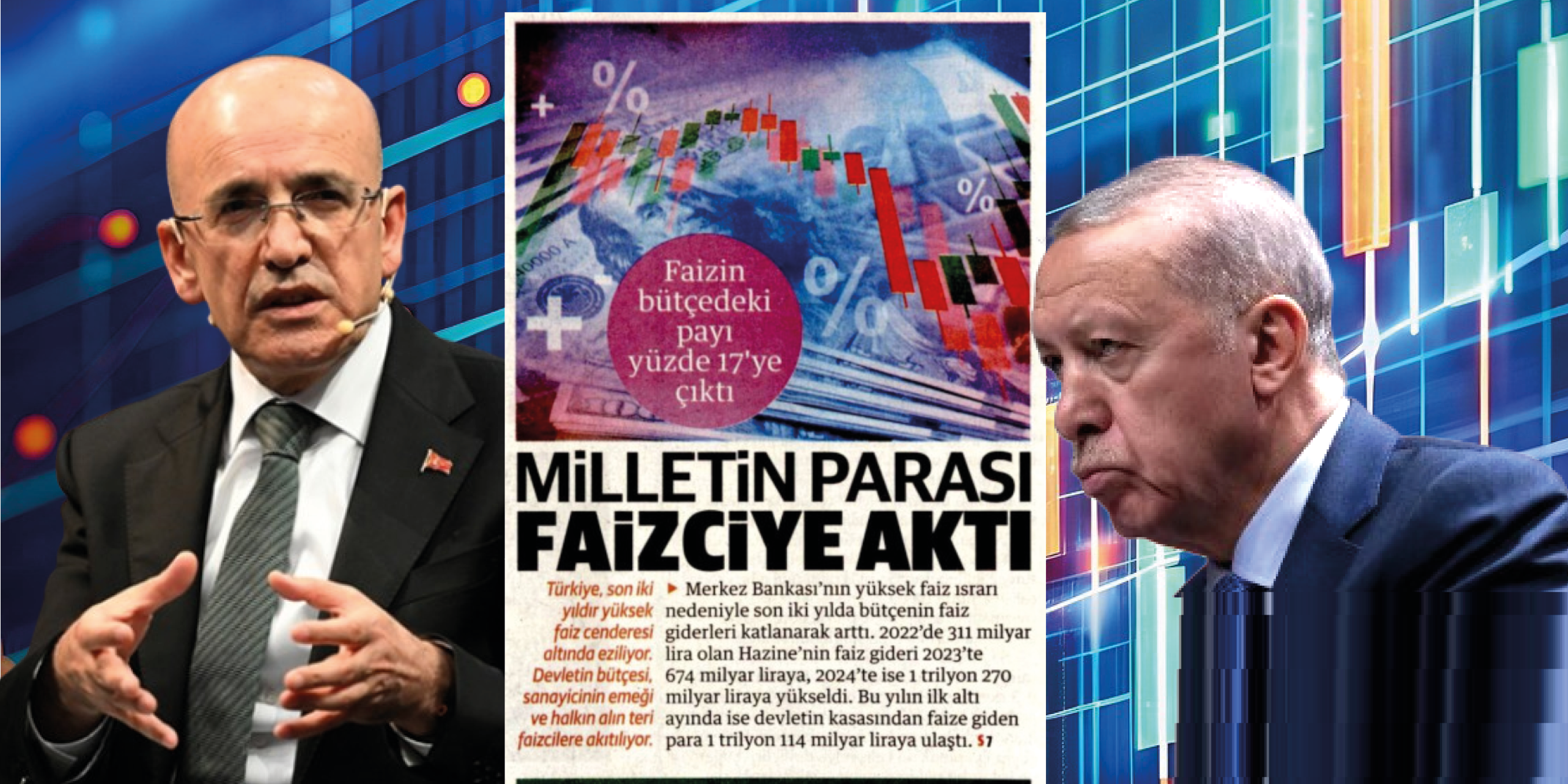 Yeni Şafak'tan bir faiz hamlesi daha: 2 yılda 600 milyar dolar rantiyeye gitti
