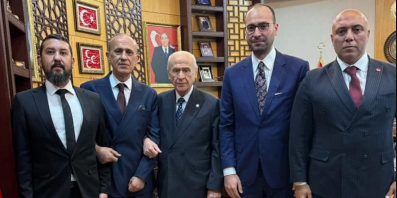 13 yıl sonra cezaevinden çıktı ve Bahçeli’ye gitti