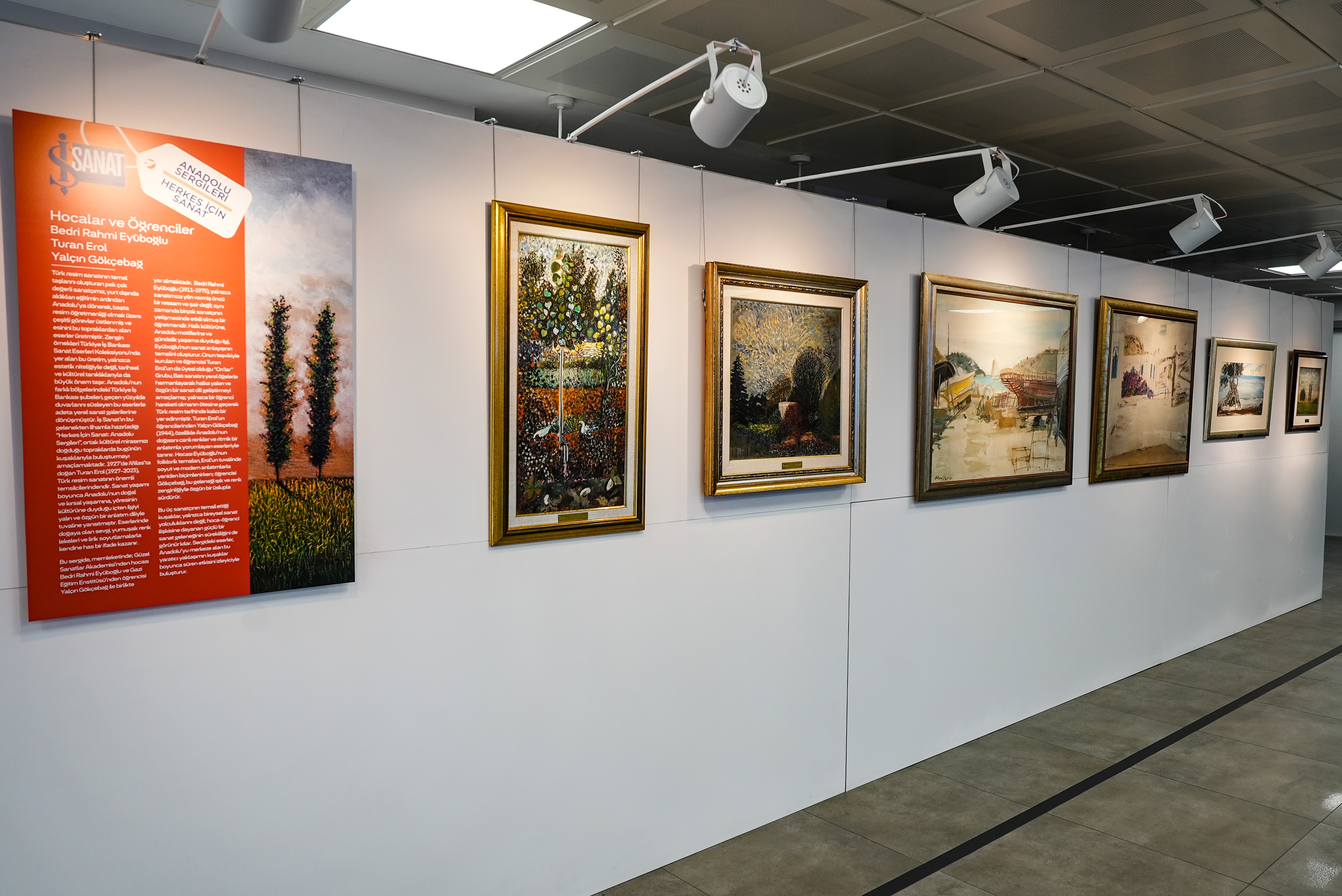 İş Sanat’ın “Hocalar ve Öğrenciler” sergisi Milas’ta sanatseverlerle buluştu