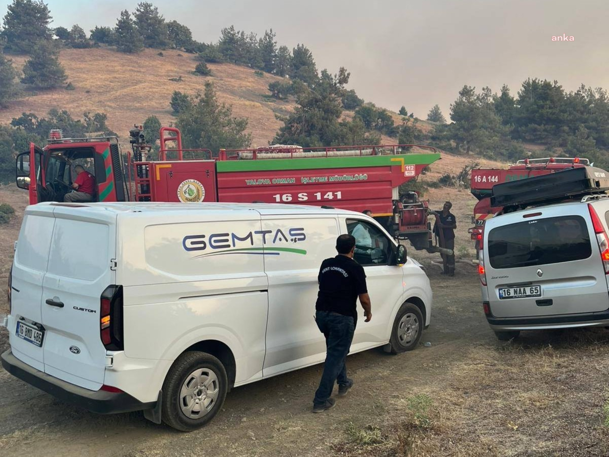 Gemlik Belediyesi'nden Bursa'da orman yangınıyla mücadeleye destek