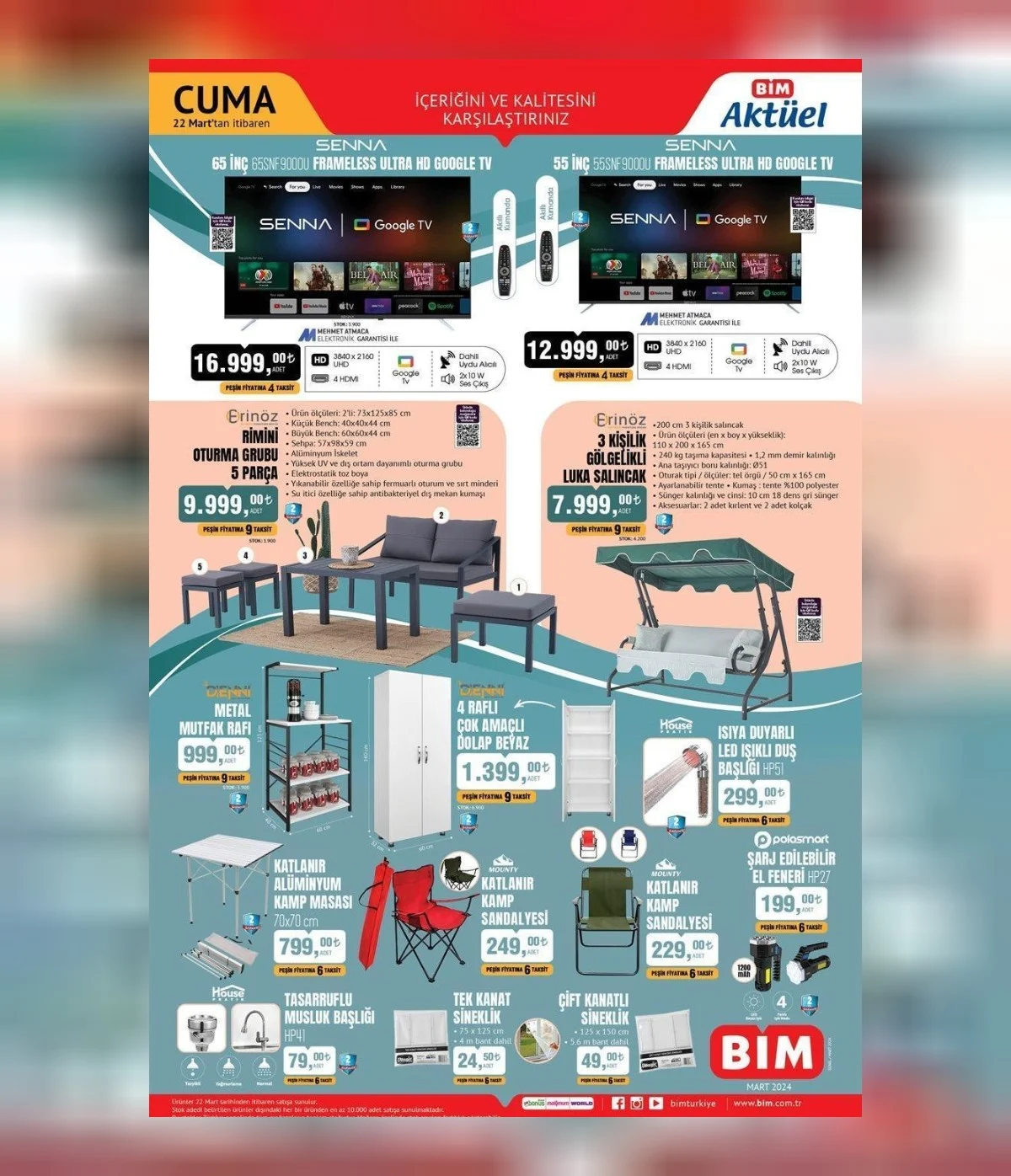 BİM'de bu hafta ne var? BİM 29 Mart aktüel ürünler kataloğu yayınlandı