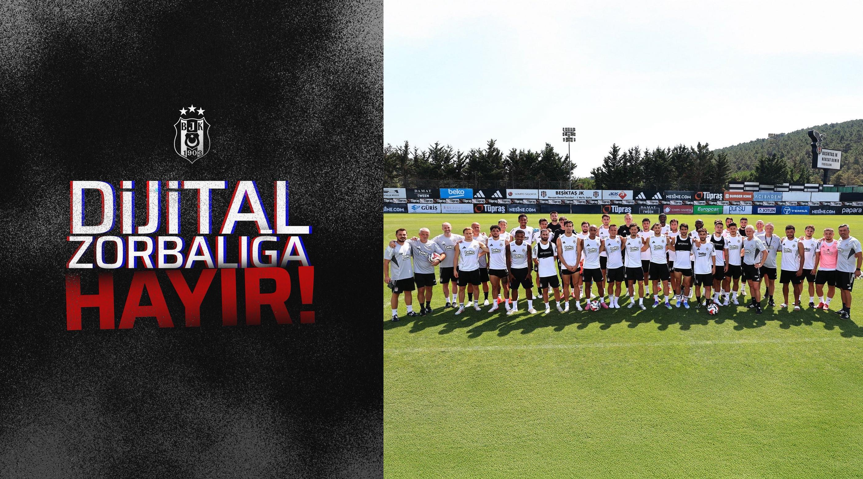 Beşiktaş'tan dijital zorbalığa karşı birlik mesajı