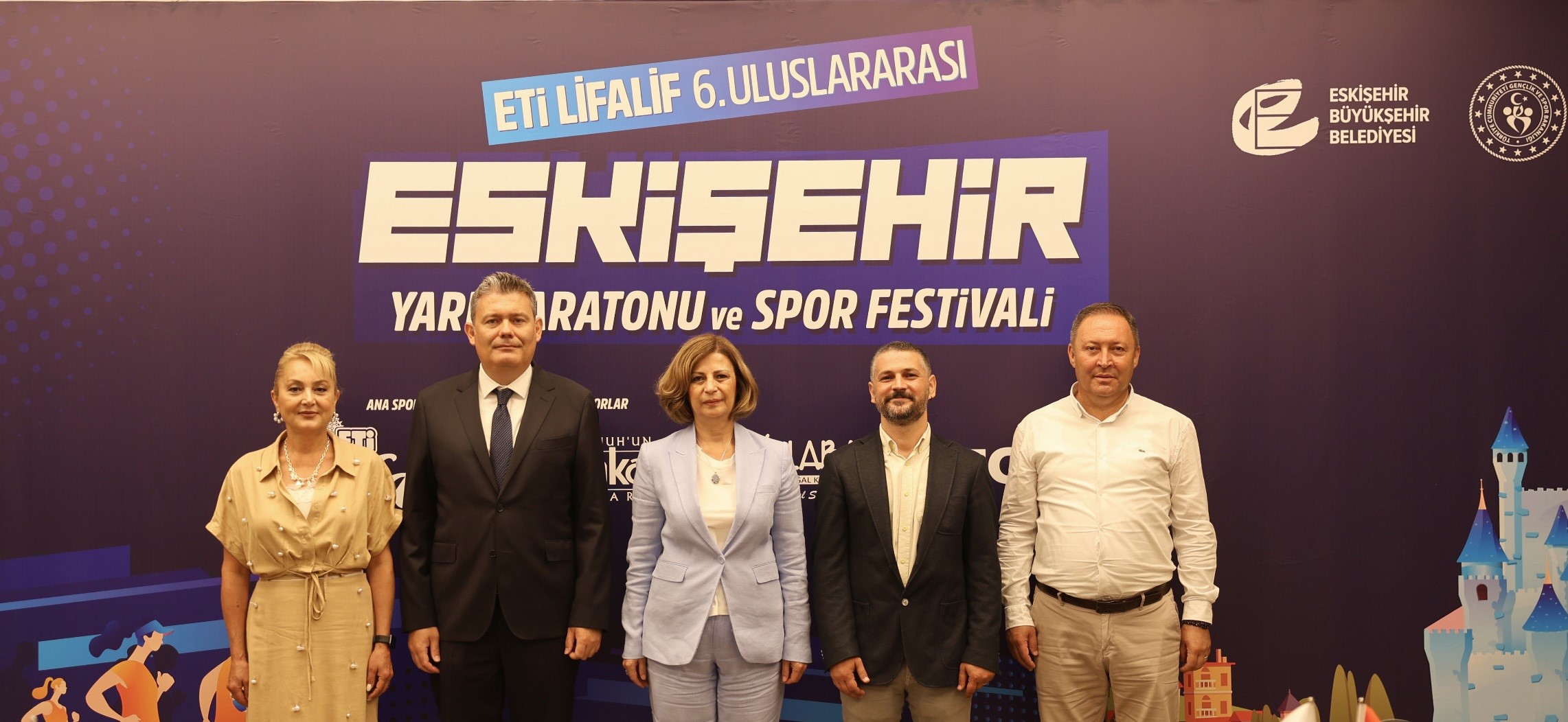 ETİ Lifalif 6. Uluslararası Eskişehir yarı maratonu başlıyor