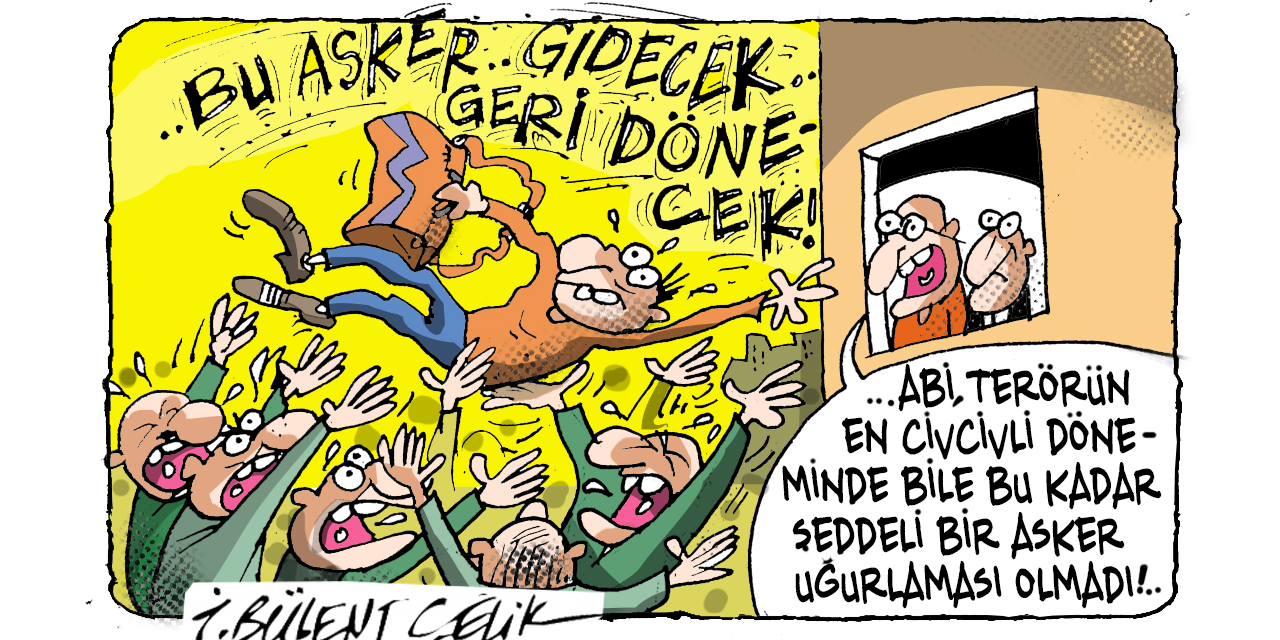 İ. Bülent Çelik'in 1 Ağustos 2025 tarihli karikatürü