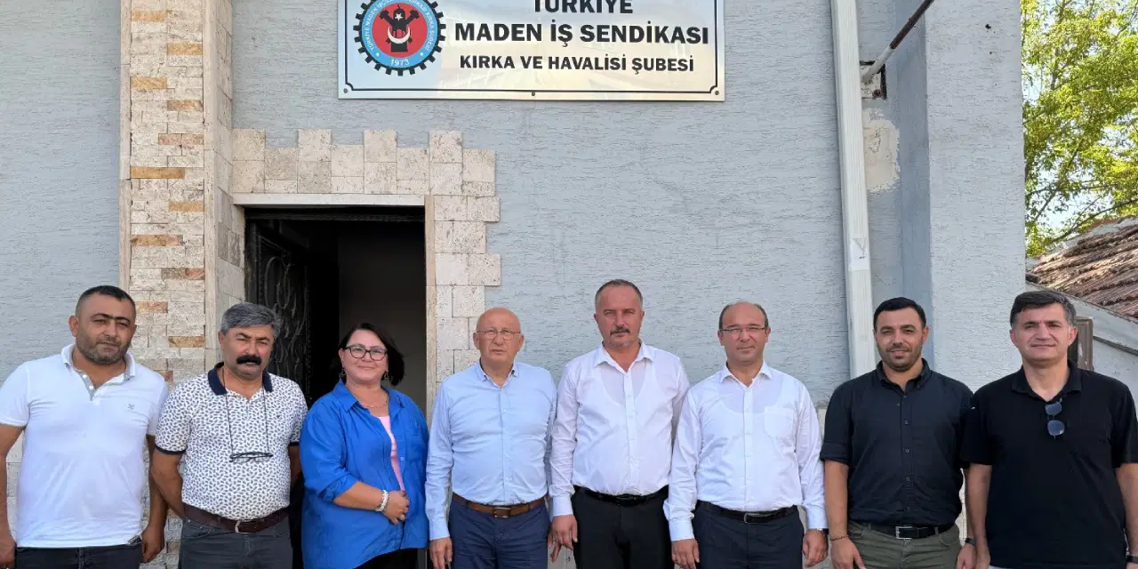 CHP’li Çakırözer, grevleri yasaklanan ETİ Maden Kırka Bor işçilerini ziyaret etti