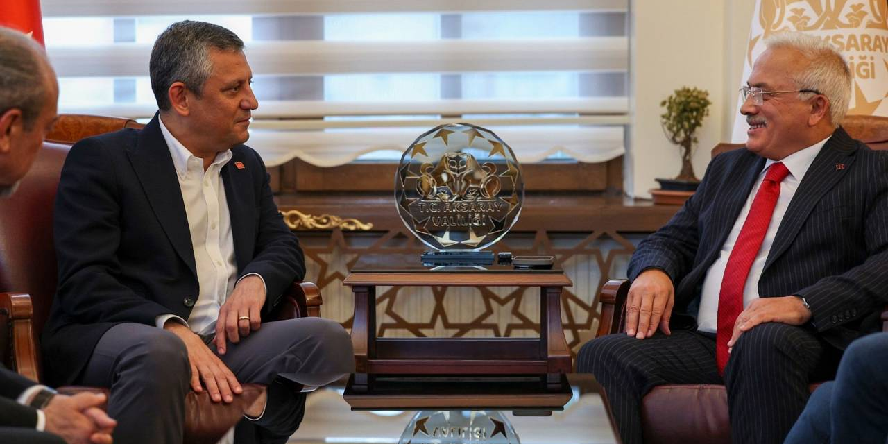 Özgür Özel'den Aksaray Valisi'ne ziyaret