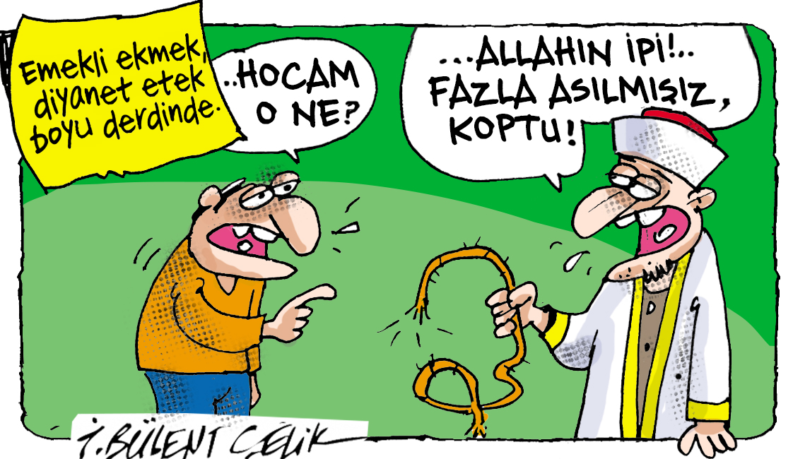 İ. Bülent Çelik'in 3 Ağustos 2025 tarihli karikatürü