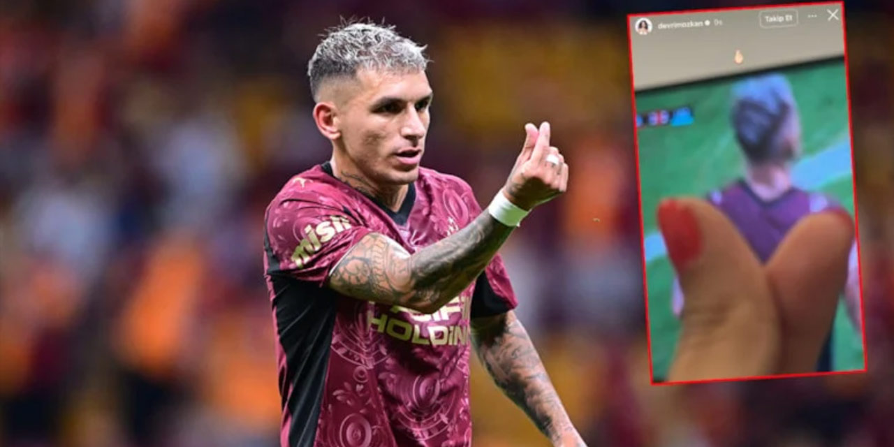 Galatasaray'ın yıldızı Torreira ile Devrim Özkan’ın Lazio maçı işareti