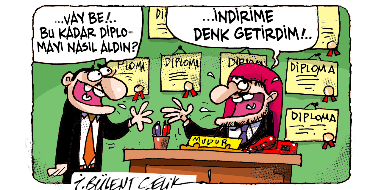İ. Bülent Çelik'in 6 Ağustos 2025 tarihli karikatürü