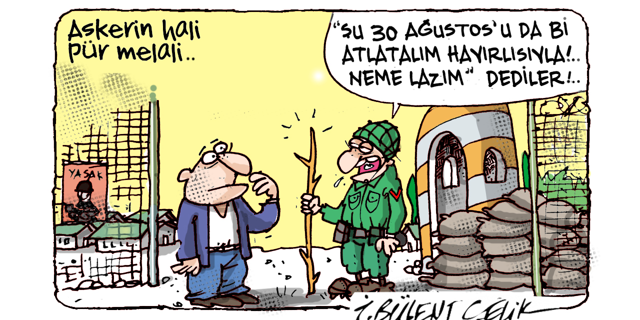 İ. Bülent Çelik'in 8 Ağustos 2025 tarihli karikatürü