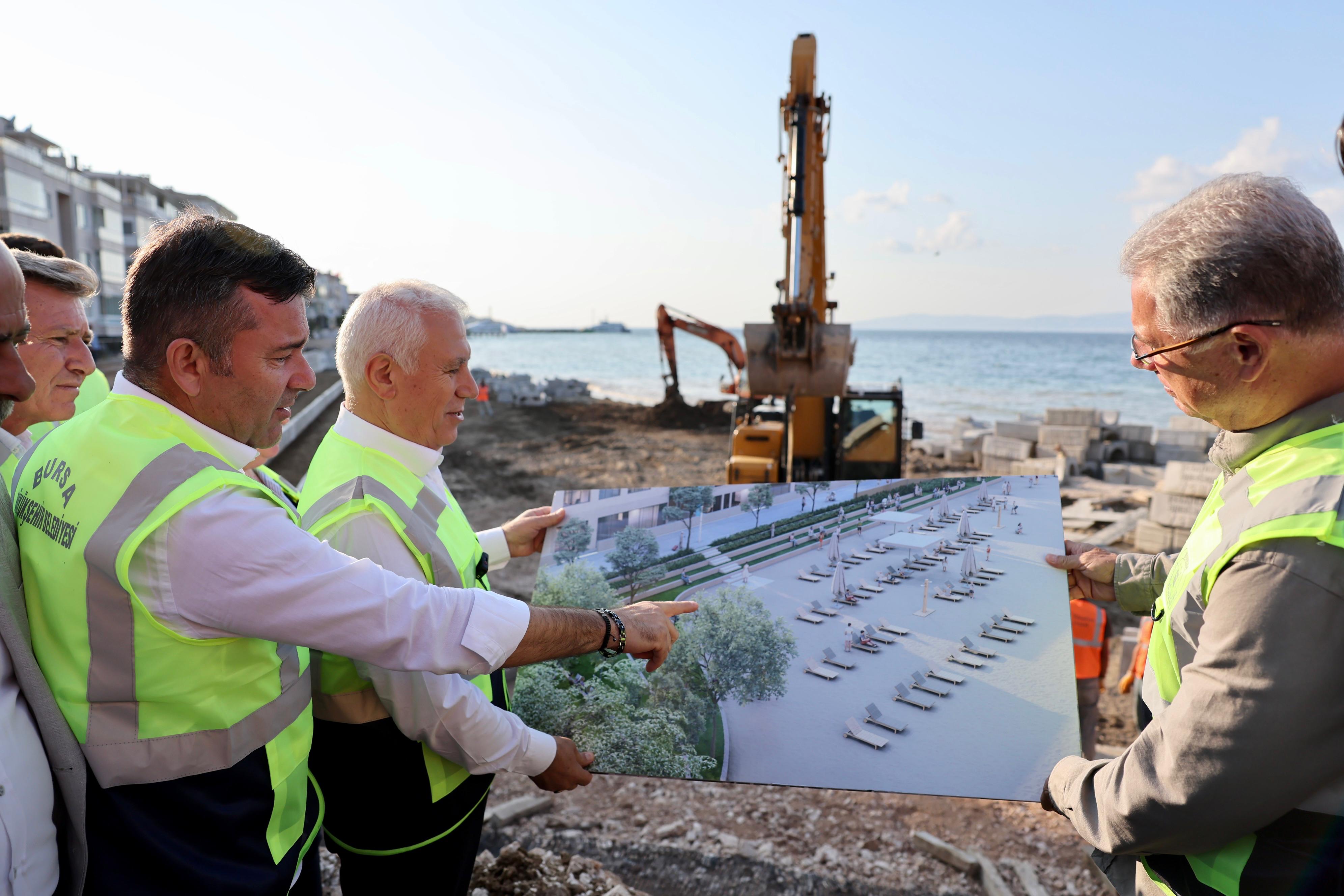 Mudanya’nın vitrini Büyükşehir’le yenileniyor