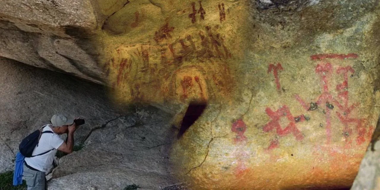 Beşparmak dağlarında 8 bin yıllık kaya resimleri bulundu