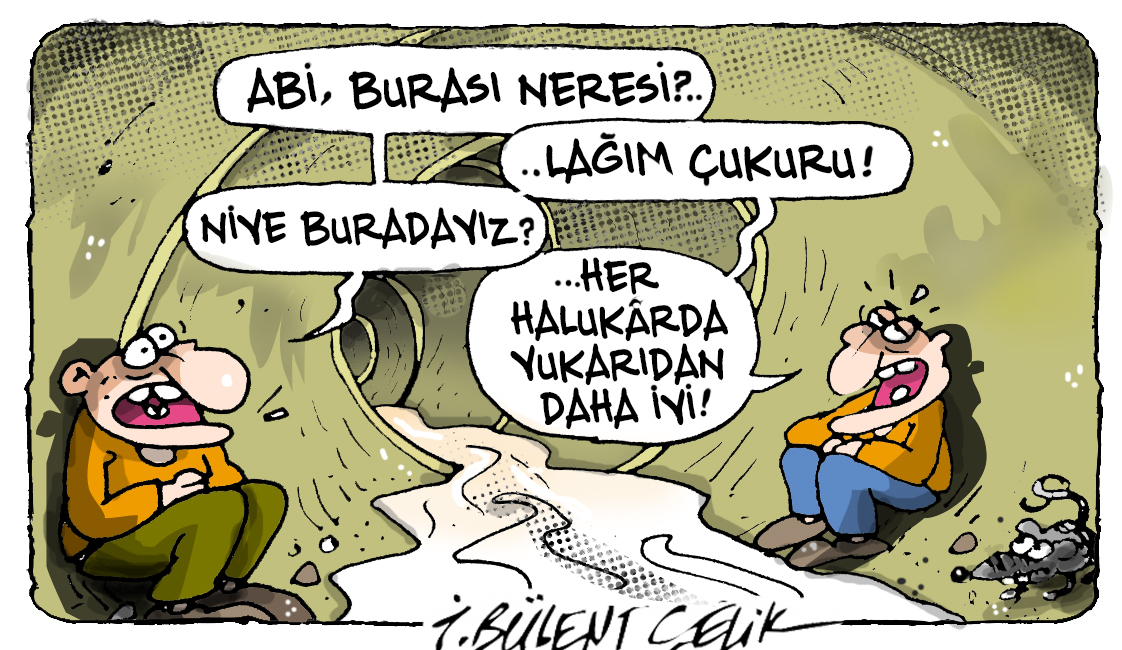 İ. Bülent Çelik'in 10 Ağustos 2025 tarihli karikatürü