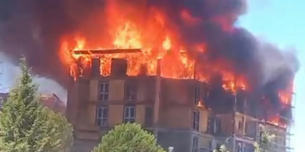 Orman Genel Müdürlüğü binasında yangın