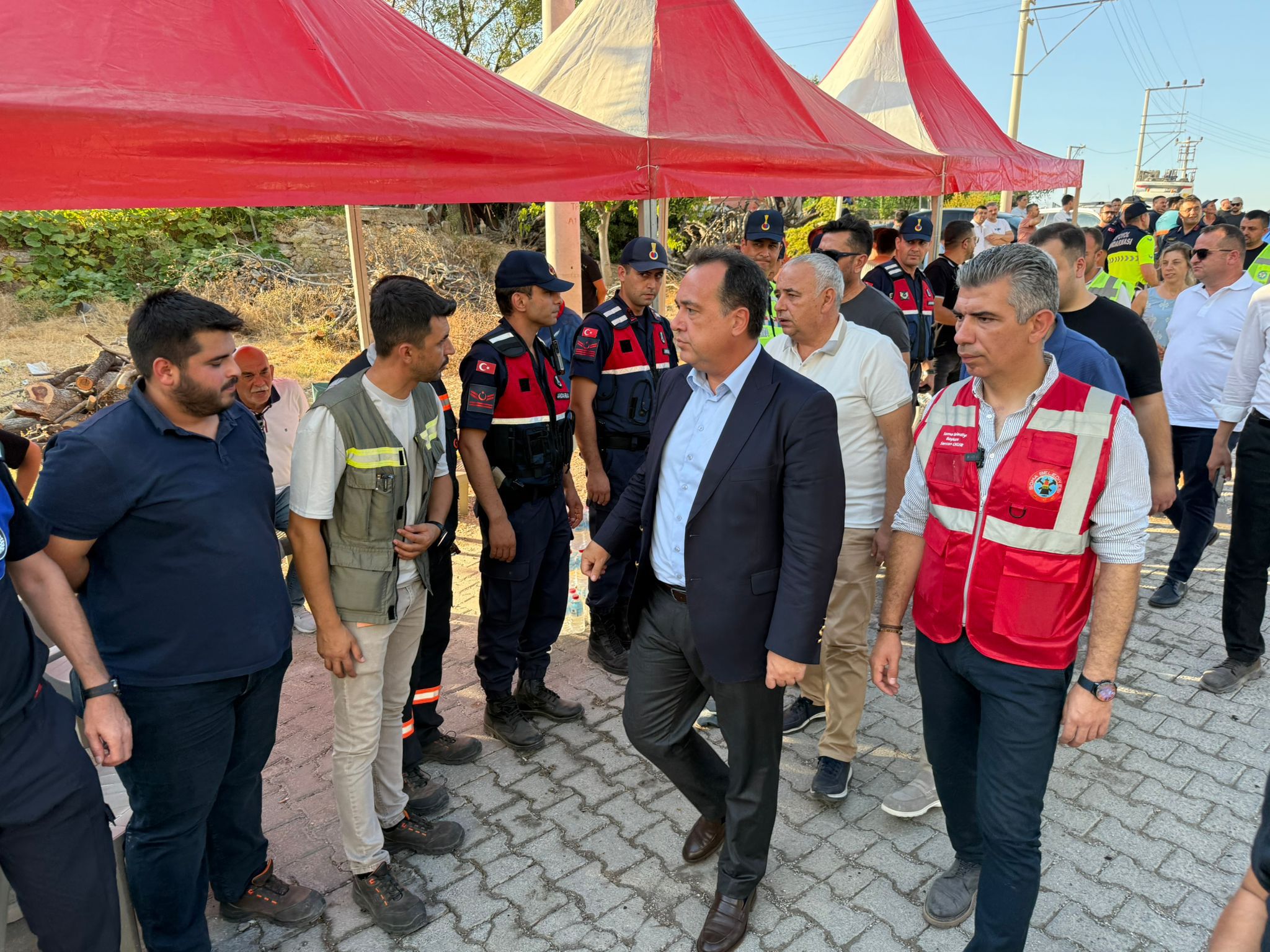Başkan Dutlulu’dan Soma yangın bölgesine destek ziyareti