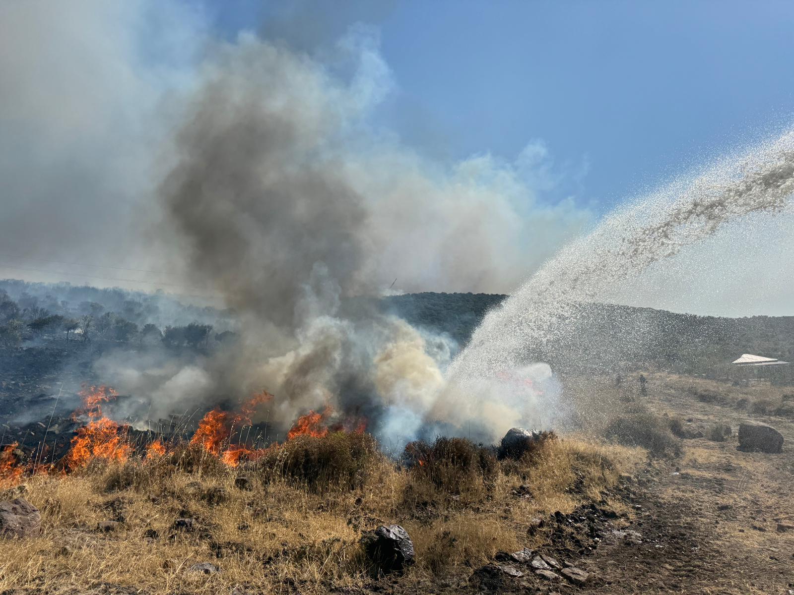 İzmir itfaiyesi bir günde 100’e yakın yangına müdahale etti