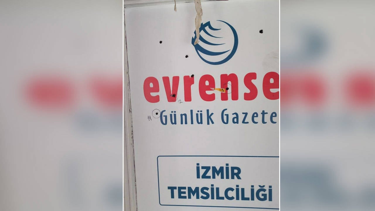 Evrensel Gazetesi'nin İzmir Temsilciliği'ne silahlı saldırı!