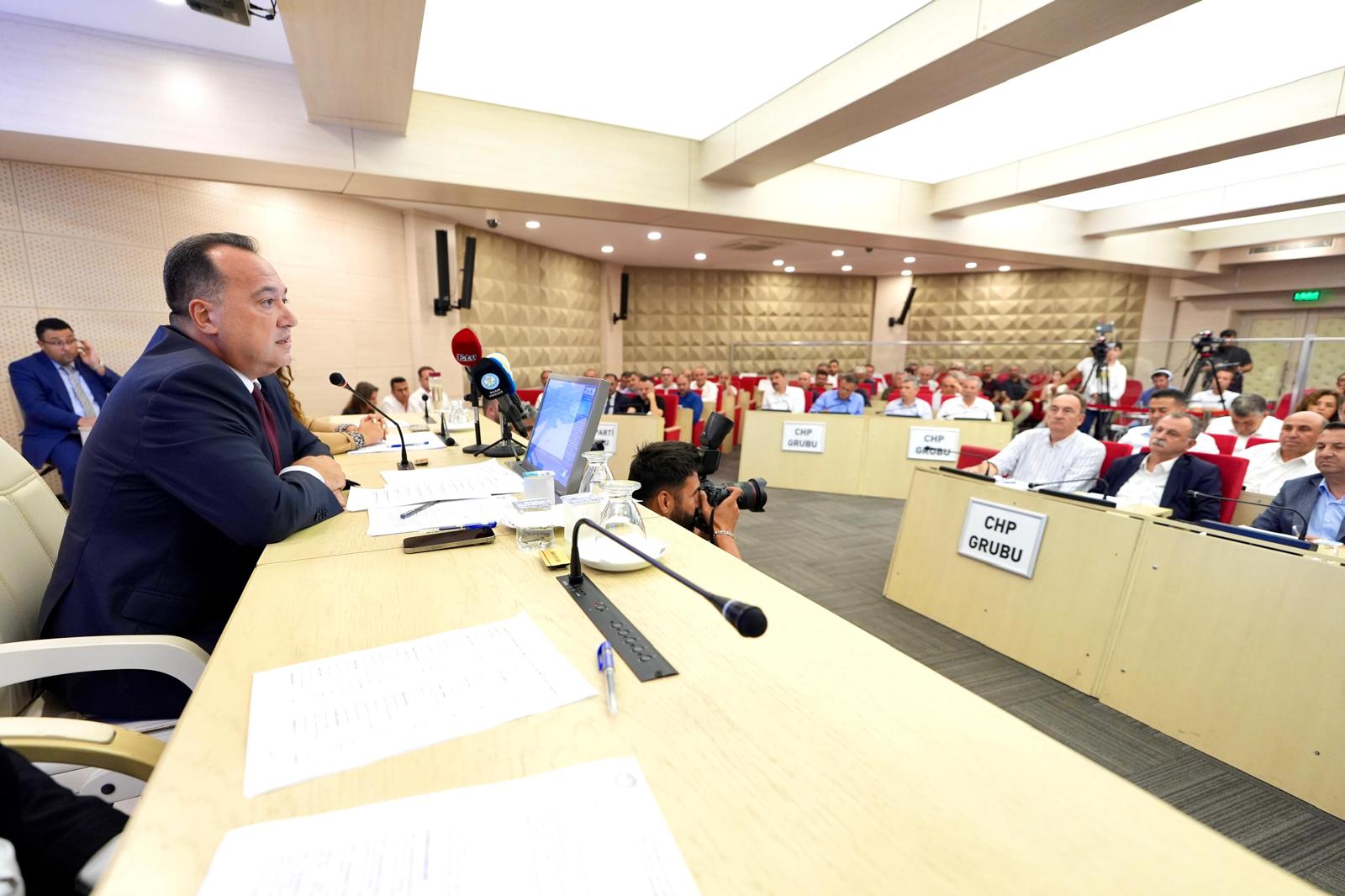 Manisa Büyükşehir Meclisi ağustos toplantısında yatırım ve projeler masaya yatırıldı