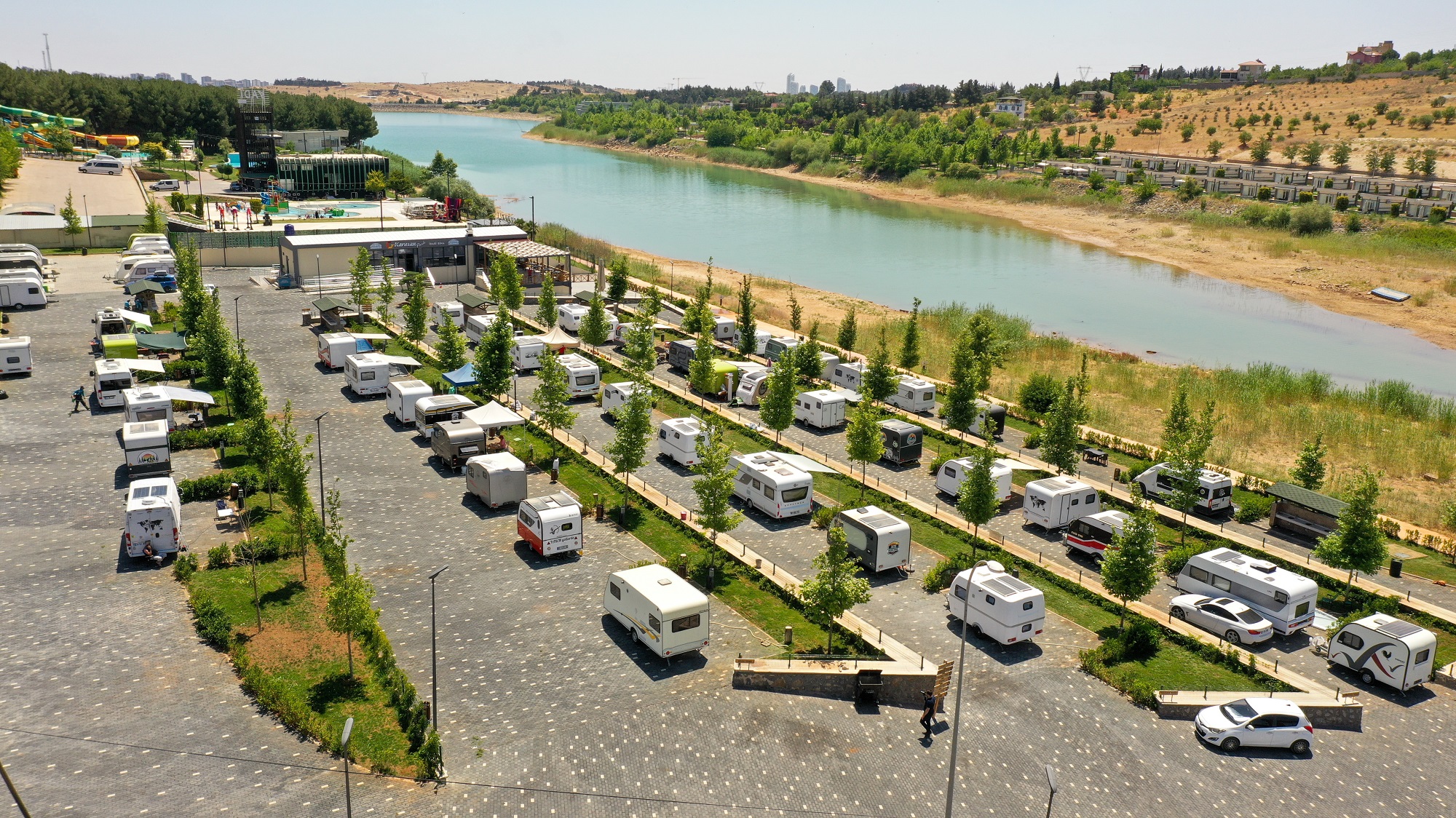 Gaziantep Büyükşehir’den doğa ve konforu buluşturan karavan park