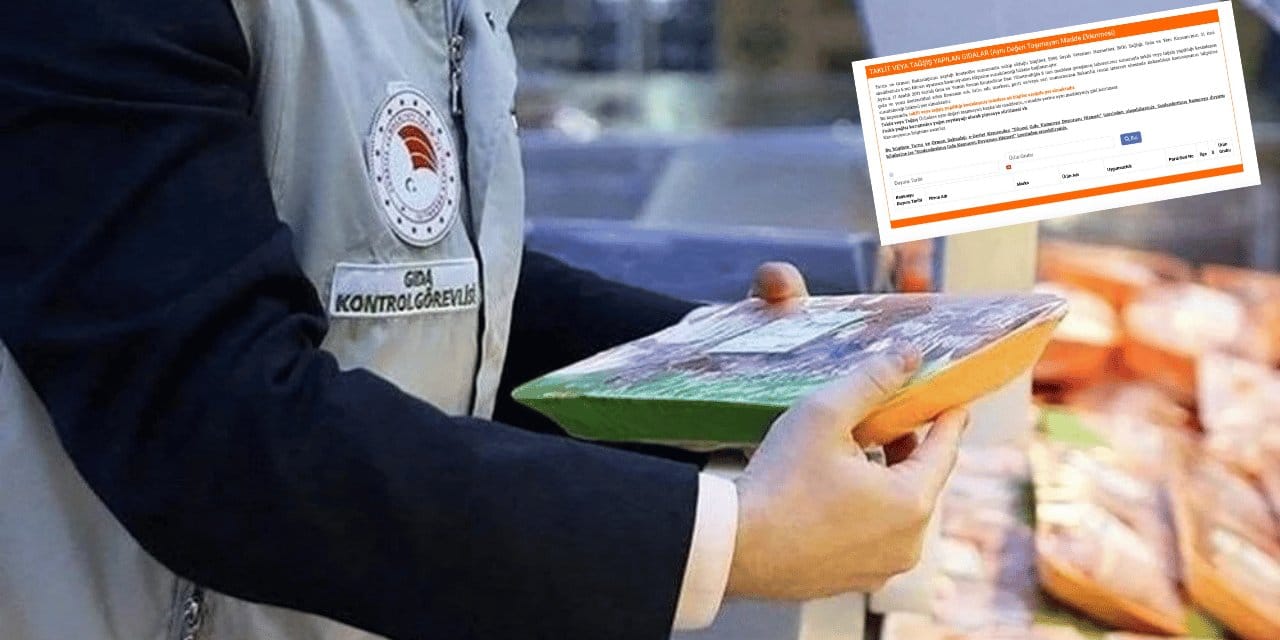 Bakanlık ‘gıda ifşasını artık’ yayınlamıyor