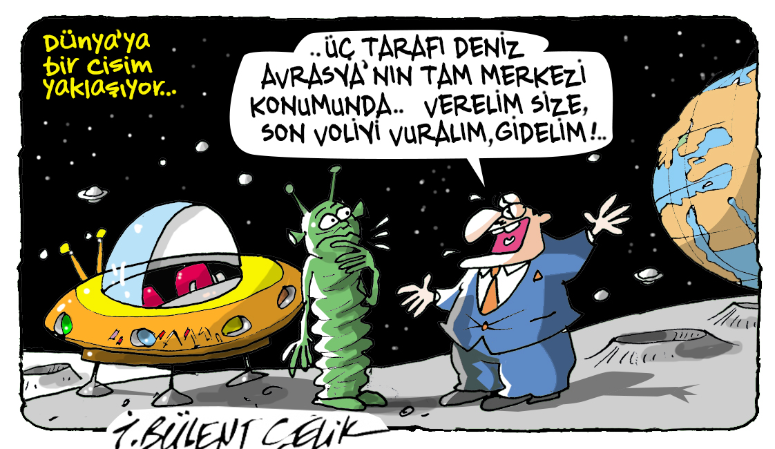 İ. Bülent Çelik'in 17 Ağustos 2025 tarihli karikatürü