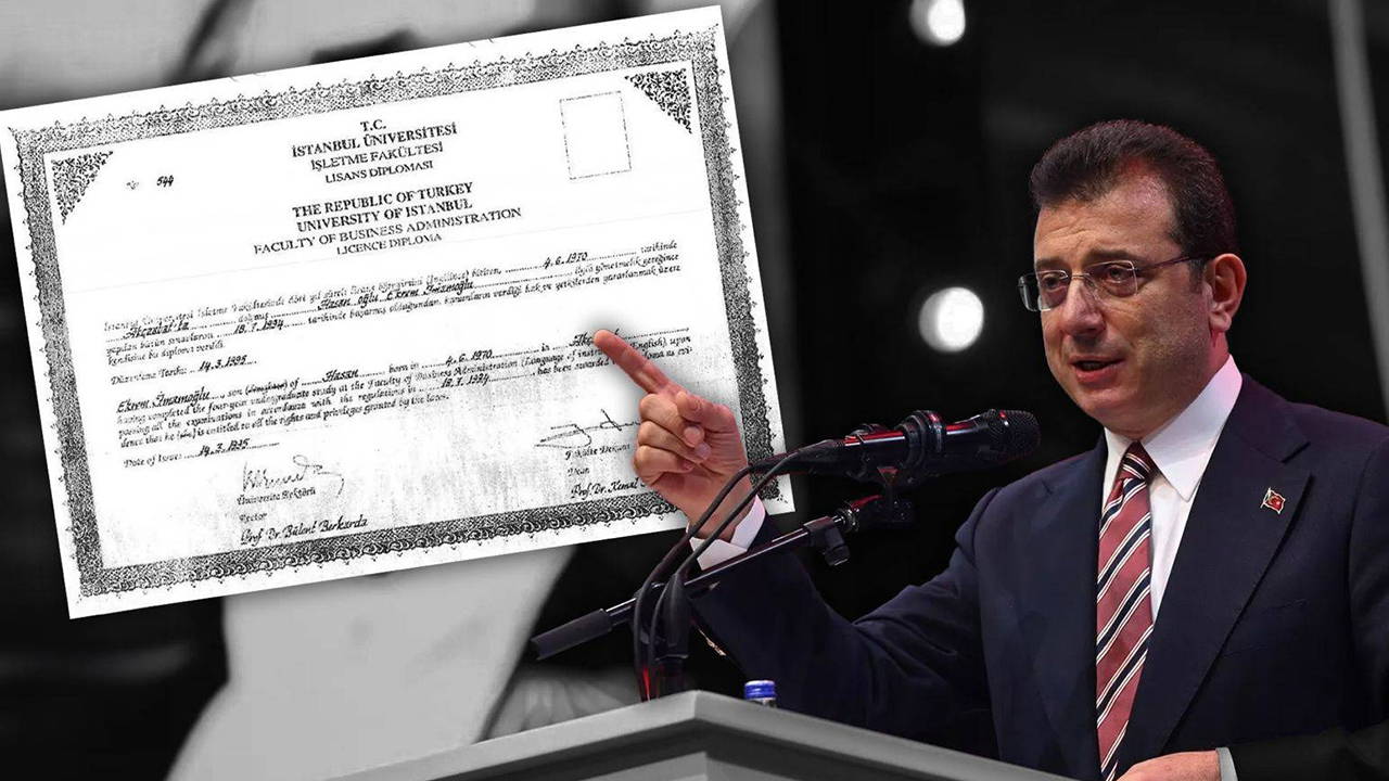 Ekrem İmamoğlu’ndan diploma hamlesi