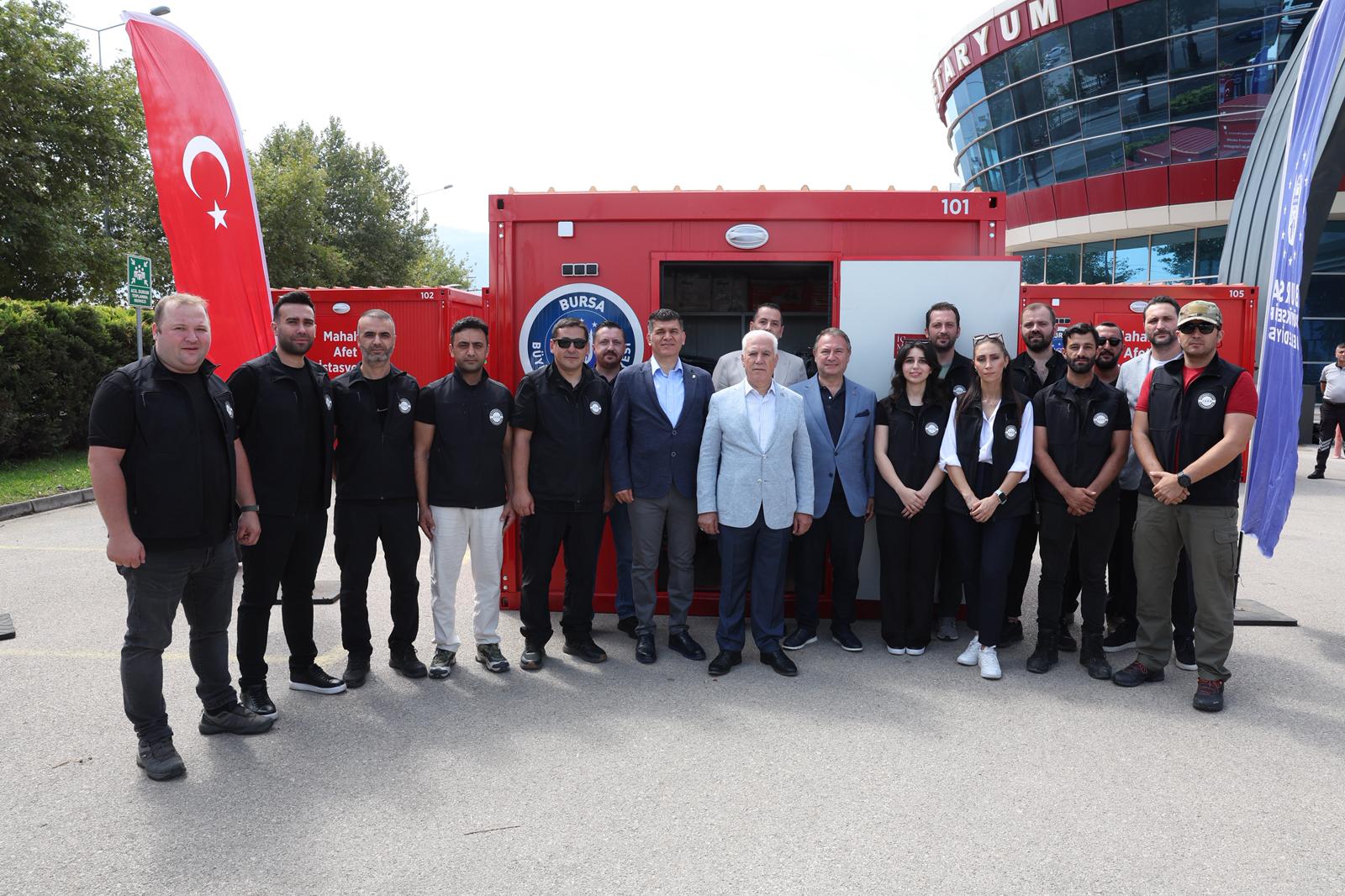 Bursa’da afet seferberliği