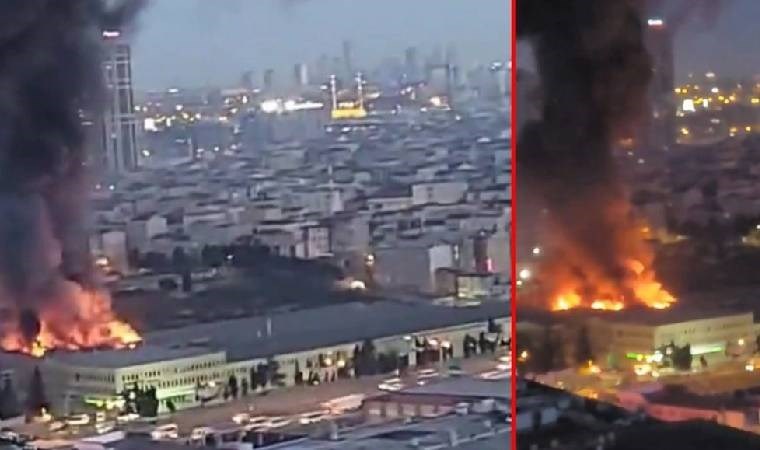 İstanbul'da büyük yangın: 3 ilçeden görülüyor