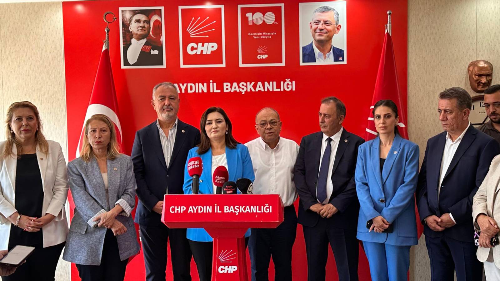 CHP heyeti Aydın’daki çalışmalarına basın toplantısıyla başladı