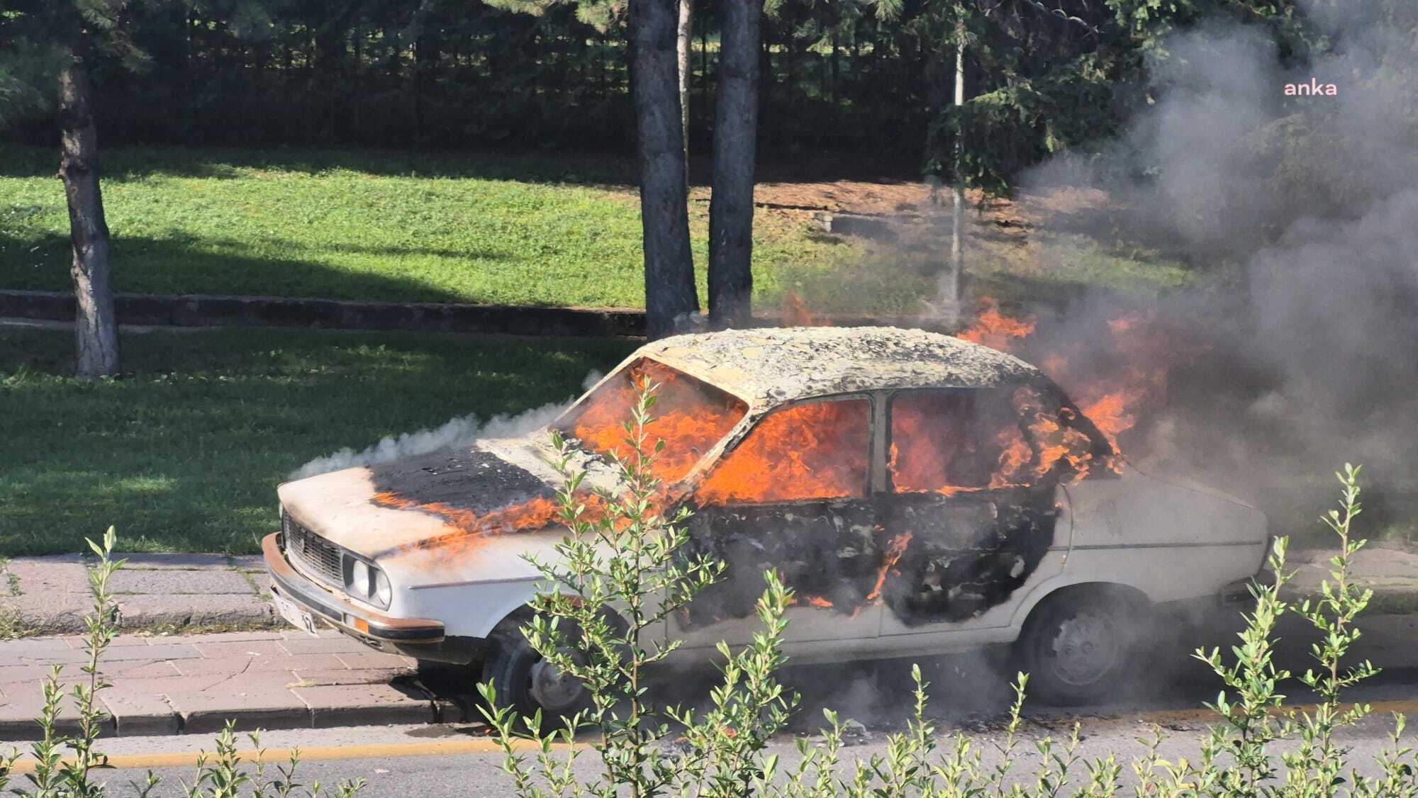 TBMM önünde beyaz toros yakan kişi tutuklandı